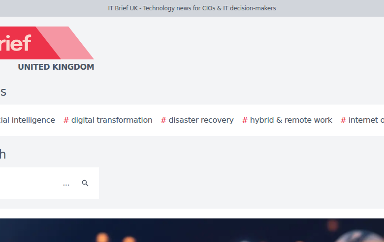 IT Brief article showing Axiom GRC acquisition details with secure digital shield visualization