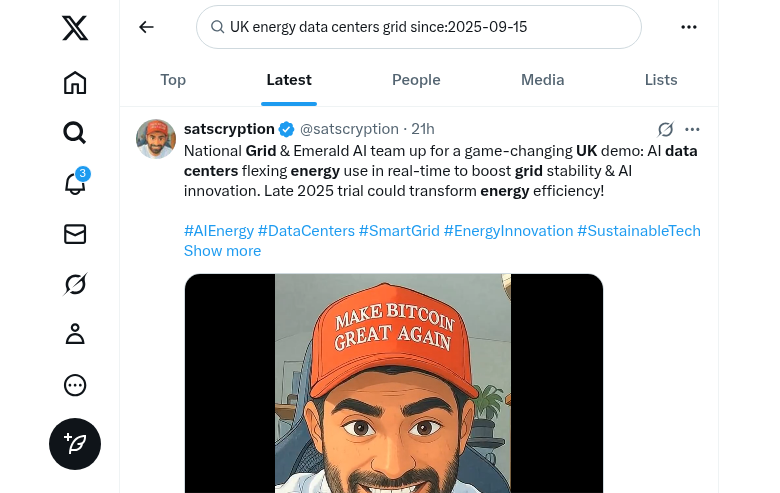 National Grid and Emerald AI partnership announcement showing AI data centers flexing energy use for grid stability